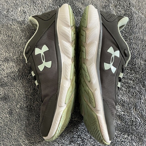 Size 10 Women's Under Armour Micro G Assert 7 Gray/Teal Pre-owned - Picture 4 of 12